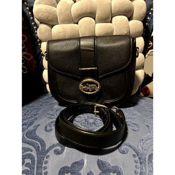 Coach Black Georgie Saddle Bag Crossbody - Picture 10 of 10